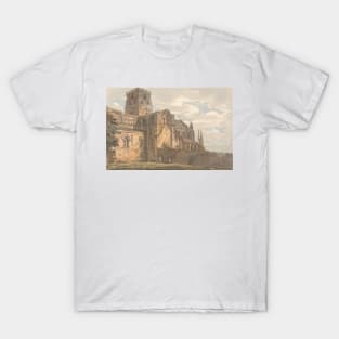 Carlisle Cathedral, Cumberland, from the South-West by Thomas Girtin T-Shirt